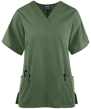 Cherokee Workwear Women's 3-Pocket V-Neck Scrub Top
