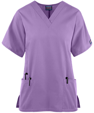 Cherokee Workwear Women's 3-Pocket V-Neck Scrub Top