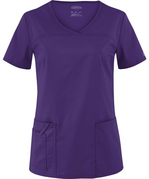 Cherokee Workwear Core STRETCH Women's 4-Pocket V-Neck Scrub Top