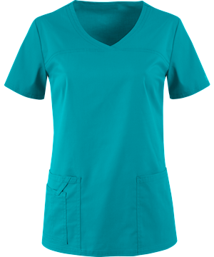 Cherokee Workwear Core STRETCH Women's 4-Pocket V-Neck Scrub Top