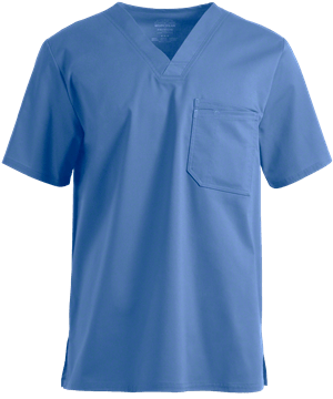 Cherokee Workwear Core STRETCH Men's 1-Pocket V-Neck Scrub Top