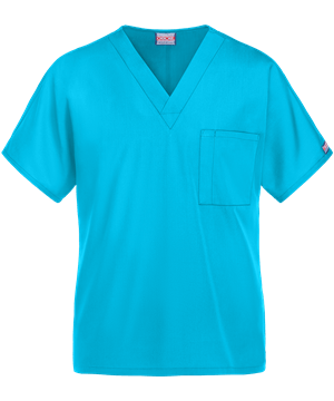 Cherokee Workwear Unisex 1-Pocket V-Neck Scrub Top