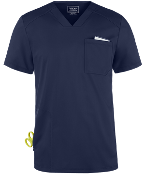 Cherokee Workwear Revolution Men's 2-Pocket STRETCH V-Neck Scrub Top