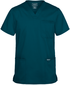 Cherokee Workwear Revolution Men's 3-Pocket STRETCH V-Neck Scrub Top