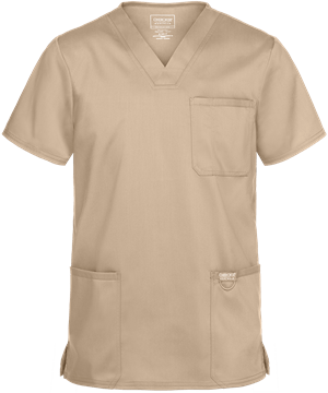 Cherokee Workwear Revolution Men's 3-Pocket STRETCH V-Neck Scrub Top