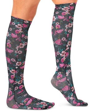 Cherokee Let's Flock Together Women's 8-15 mmHg Light Compression Socks 