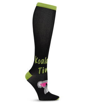Cherokee Koala Time Women's 8-12 mmHg Print Support Compression Socks