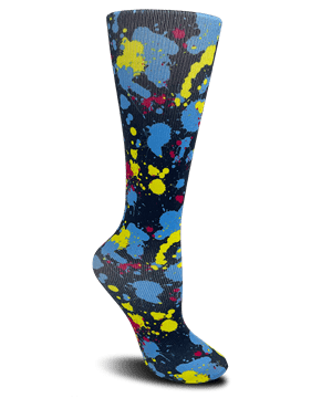 Cutieful Paint Splatter Women's 10-18 mmHg Compression Socks