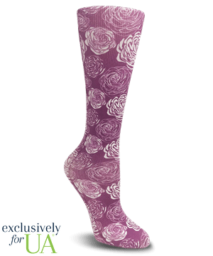 UA Exclusive Cutieful Florever Yours Wide Calf Knit Women's 10-18 mmHg Compression Socks
