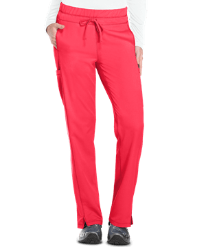 Dickies Dynamix Women's 5-Pocket Drawstring Cargo PETITE Scrub Pants