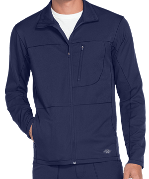 Dickies Dynamix Men's 3-Pocket Zip-Up Scrub Jacket