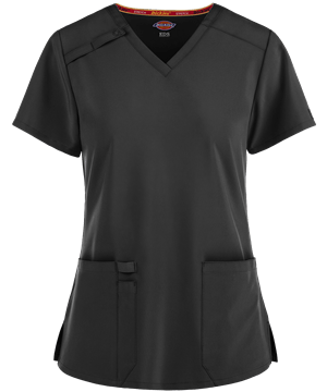 Dickies EDS Essentials Women's 2-Pocket V-Neck Scrub Top