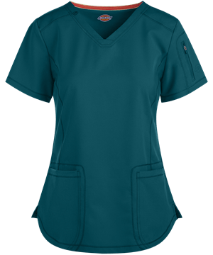 Dickies Dynamix Women's 3-Pocket V-Neck Scrub Top