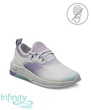 Cherokee Infinity Dart Minty Fade Women's Lace up Nursing Sneakers