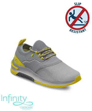 Cherokee Infinity Sterling Dart Women's Lace Up Nursing Sneakers