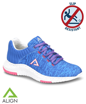 Nurse Mates Align Elin Navy/Fuchsia Women's Lace Up Athletic Nursing Shoes