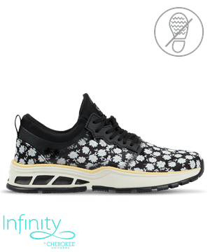 Cherokee Infinity Upsy Daisy Fly Women's Lace Up Nursing Sneaker