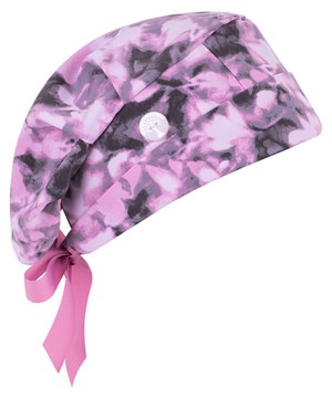 Healing Hands Abstract Bliss Women's Bouffant Print Scrub Hat