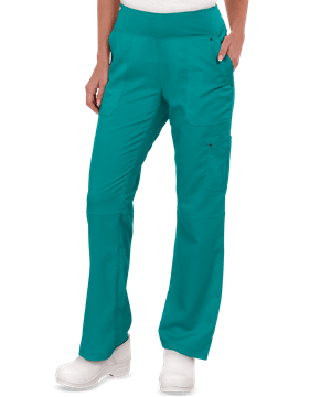 Healing Hands Purple Label Tori Women's 5-Pocket Yoga PETITE STRETCH Scrub Pants