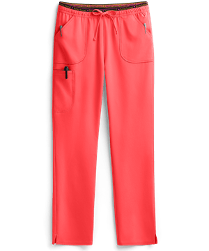 heartsoul Break On Through Women's 4-Pocket Straight Leg Cargo Scrub Pants