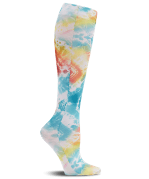 heartsoul Dimensional Tie Dye Soul Women's 8- 15 mmHg Support Compression Socks