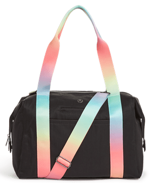 Heartsoul Madison Black/Rainbow Duffel Bag