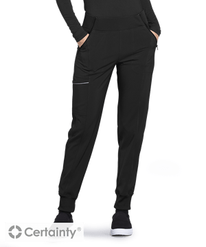 Cherokee Infinity Women's 5-Pocket STRETCH Tapered Jogger Cargo Scrub Pants