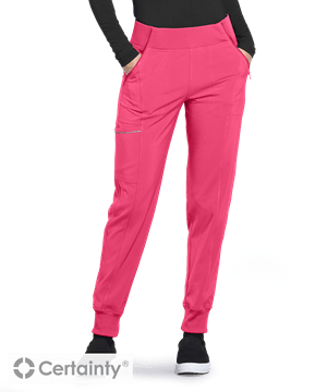 Cherokee Infinity Women's 5-Pocket STRETCH Tapered Jogger Cargo PETITE Scrub Pants