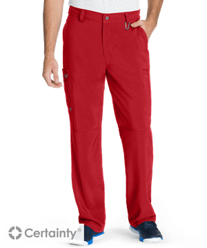 Cherokee Infinity Men's 5-Pocket Tapered Cargo Scrub Pants