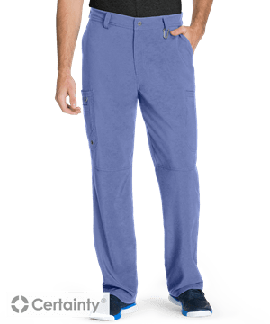 Cherokee Infinity Men's  5-Pocket Tall Tapered Cargo Antimicrobial Scrub Pants