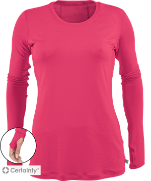 Cherokee Infinity Women's Long Sleeve w/ Thumbholes Underscrub Knit Scrub Tee