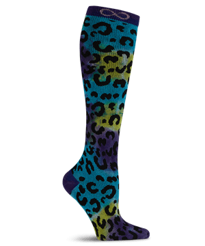 Cherokee Infinity  Tie Dye Skin Kick Start Women's 15-20mmHg Compression Socks