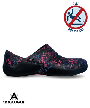 Cherokee Anywear Artfully Abstract Journey Women's Closed Back Nursing Shoes