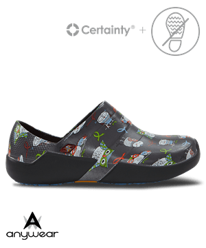 Cherokee Anywear Owl Be Around Journey Unisex Closed Back Nursing Shoes