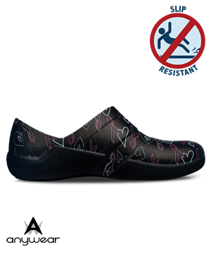 Cherokee Anywear Journey Pink Ribbon Champion Women's Closed Back Nursing Shoes