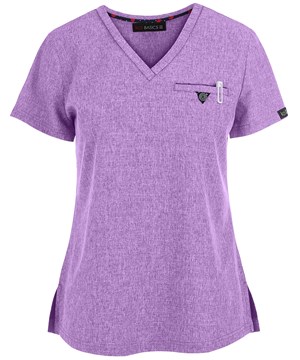 koi Basics Kade Women's 1-Pocket V-Neck Tuck-In STRETCH Scrub Top