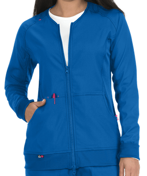 koi Lite™ Women's 3-Pocket Clarity Zip Front Scrub Jacket