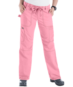 koi Lindsey Women's 6-Pocket Low-Rise Cargo Scrub Pants