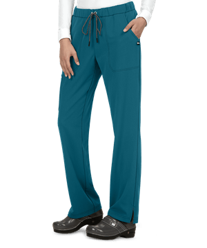 koi Next Gen Everyday Hero Women's 5-Pocket Drawstring Cargo STRETCH Scrub Pants