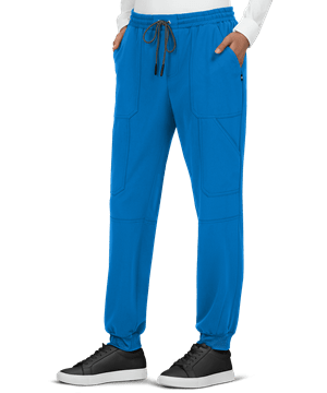 koi Next Gen Good Vibe Women's 7-Pocket Jogger PETITE STRETCH Scrub Pants