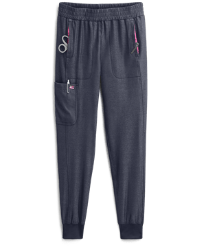 koi Lite™ Power Women's 6-Pocket Cargo Jogger STRETCH PETITE Scrub Pants