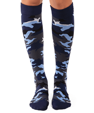 koi Camo Blues Unisex 15-20 mmHg Print Compression Socks