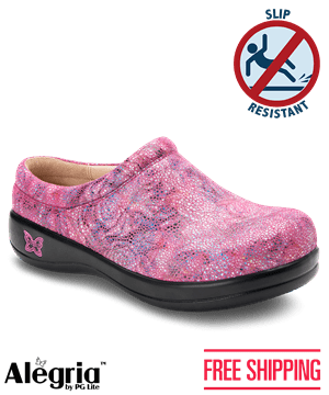 Alegria Kayla Girlie Girl Women's Slip On Nursing Clogs