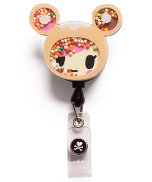 Tokidoki by koi Donutella Shaker Retractable Badge Reel