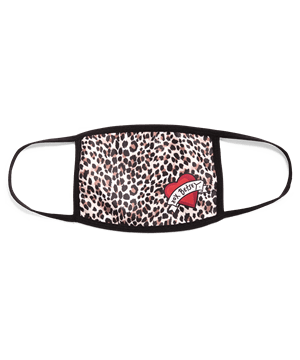 Betsey Johnson Capri Leopard Women's Lightweight Fashion Face Mask