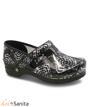 koi by Sanita Tie-Dye Professional Women's Slip On Nursing Clogs