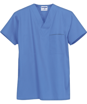 Landau Unisex 1-Pocket Reversible Scrub Top