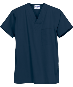 Landau Unisex 1-Pocket Reversible Scrub Top