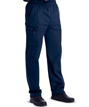 Landau Men's 7-Pocket Zipper Front Cargo Scrub Pants 