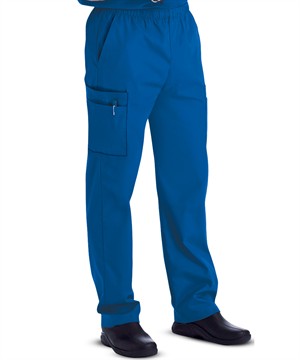 Landau Men's 7-Pocket Zipper Front Cargo Scrub Pants 